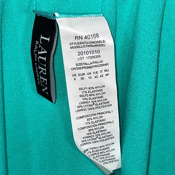 Lauren Ralph Lauren Tummy-Control Underwire Ruffled One-Piece Swimsuit 8 - Picture 8 of 11